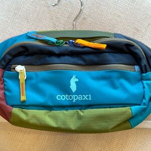 Never used Cotopaxi Colorful Belt Bag with Blue and Green